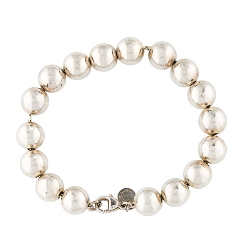 TIFFANY & CO. STERLING SILVER 925 BALL BRACELET - Picture 4 of 7